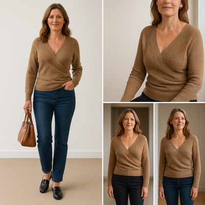 Cavellis | De Classy Wikkelpullover
